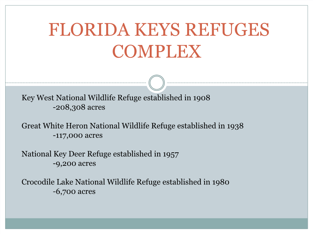 Florida Keys Refuges Complex