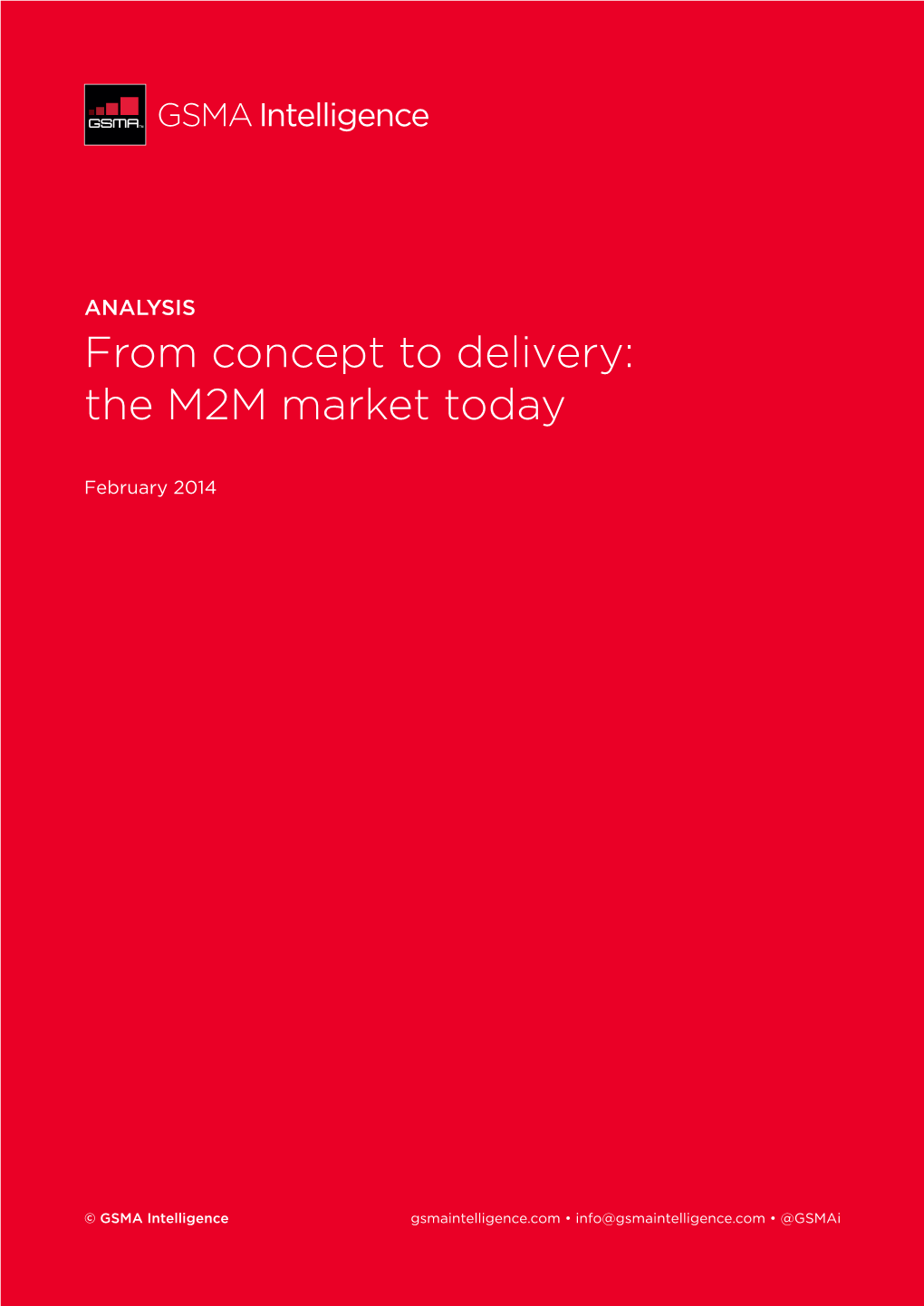 From Concept to Delivery: the M2M Market Today