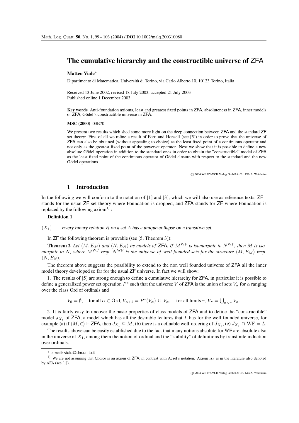 The Cumulative Hierarchy and the Constructible Universe of ZFA