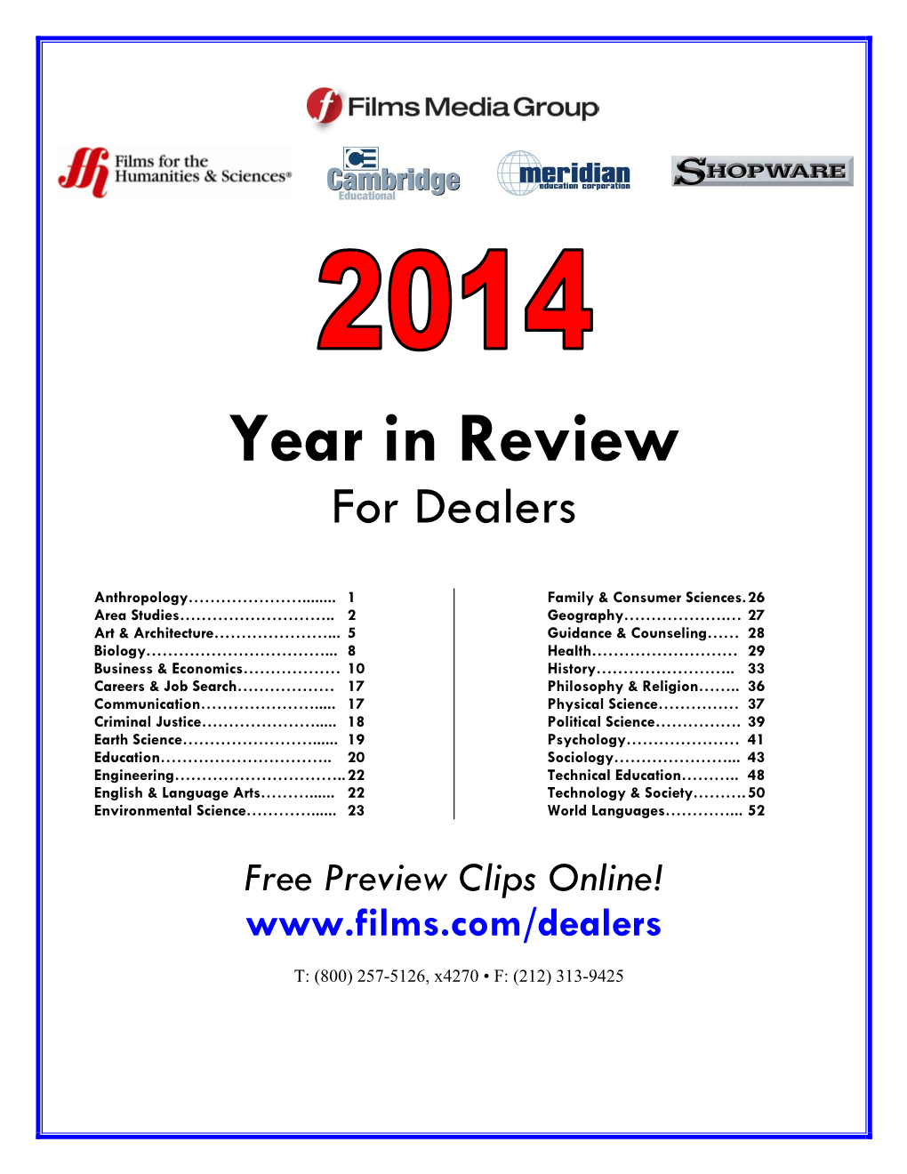 Year in Review for Dealers