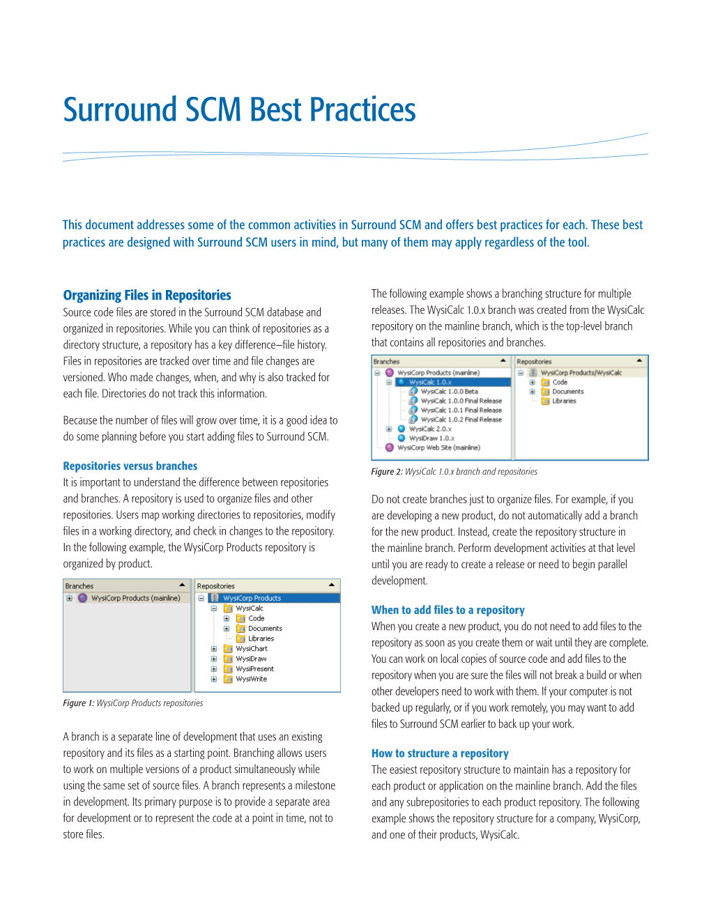 Surround SCM Best Practices