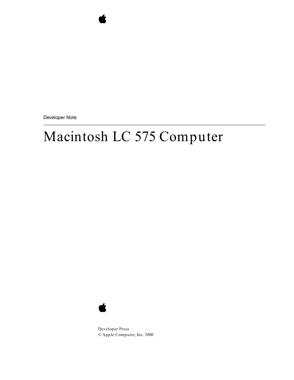 Macintosh LC 575 Computer