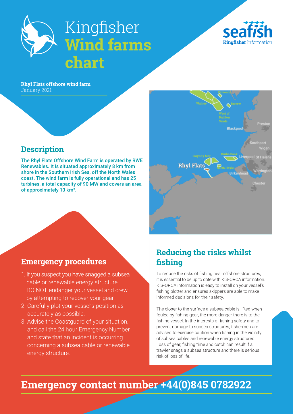 Rhyl Flats Offshore Wind Farm January 2021