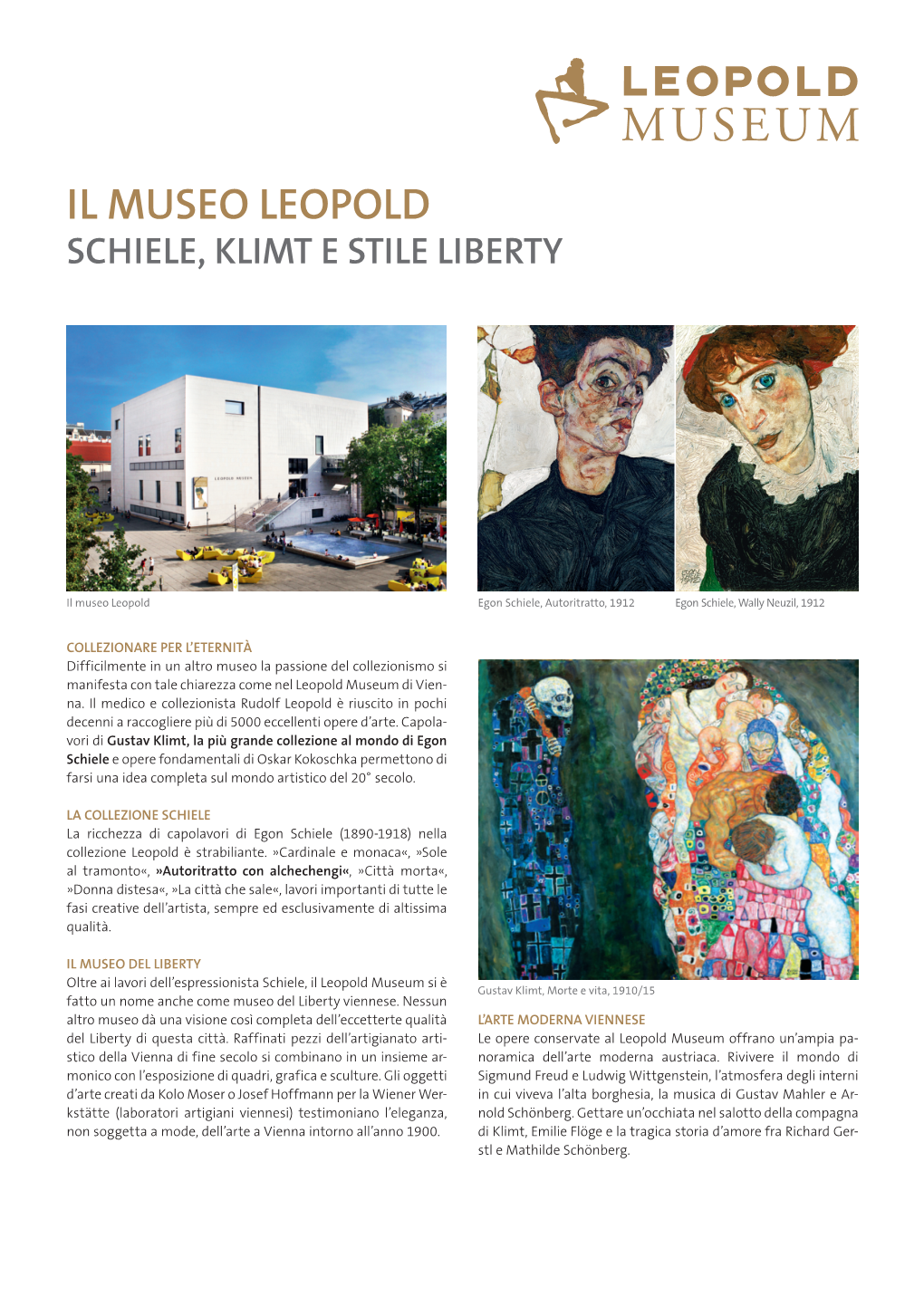 Il Museo Leopold Schiele, Klimt E Stile Liberty