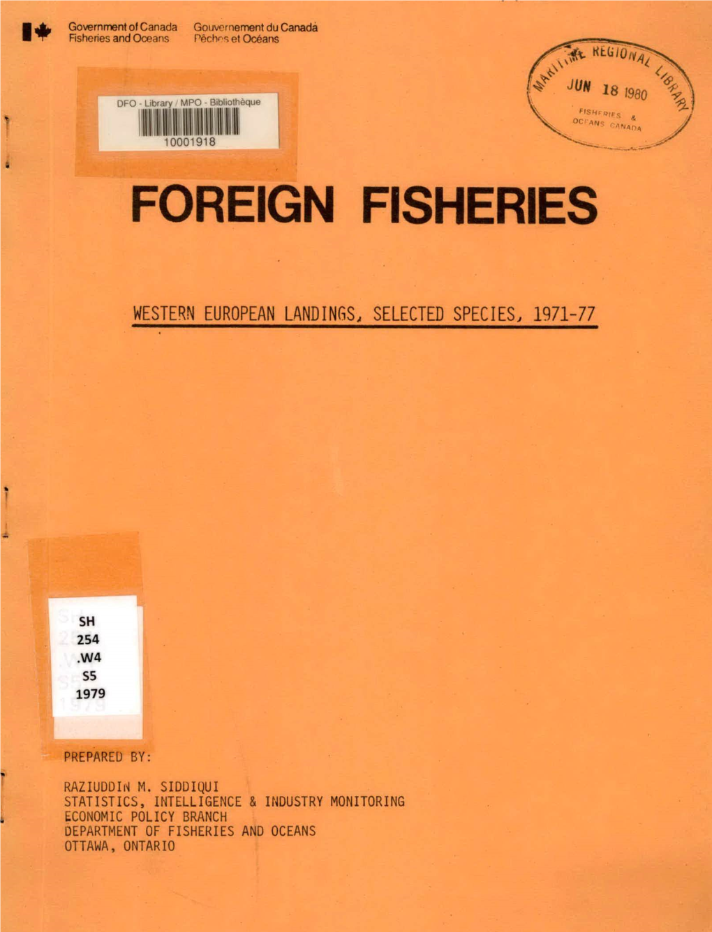 Foreign Fisheries