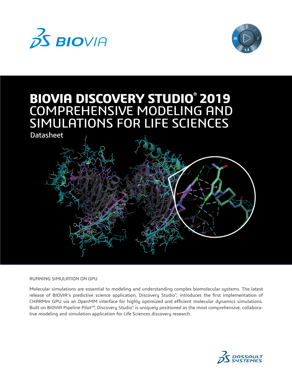 Biovia Discovery Studio® 2019 Comprehensive Modeling