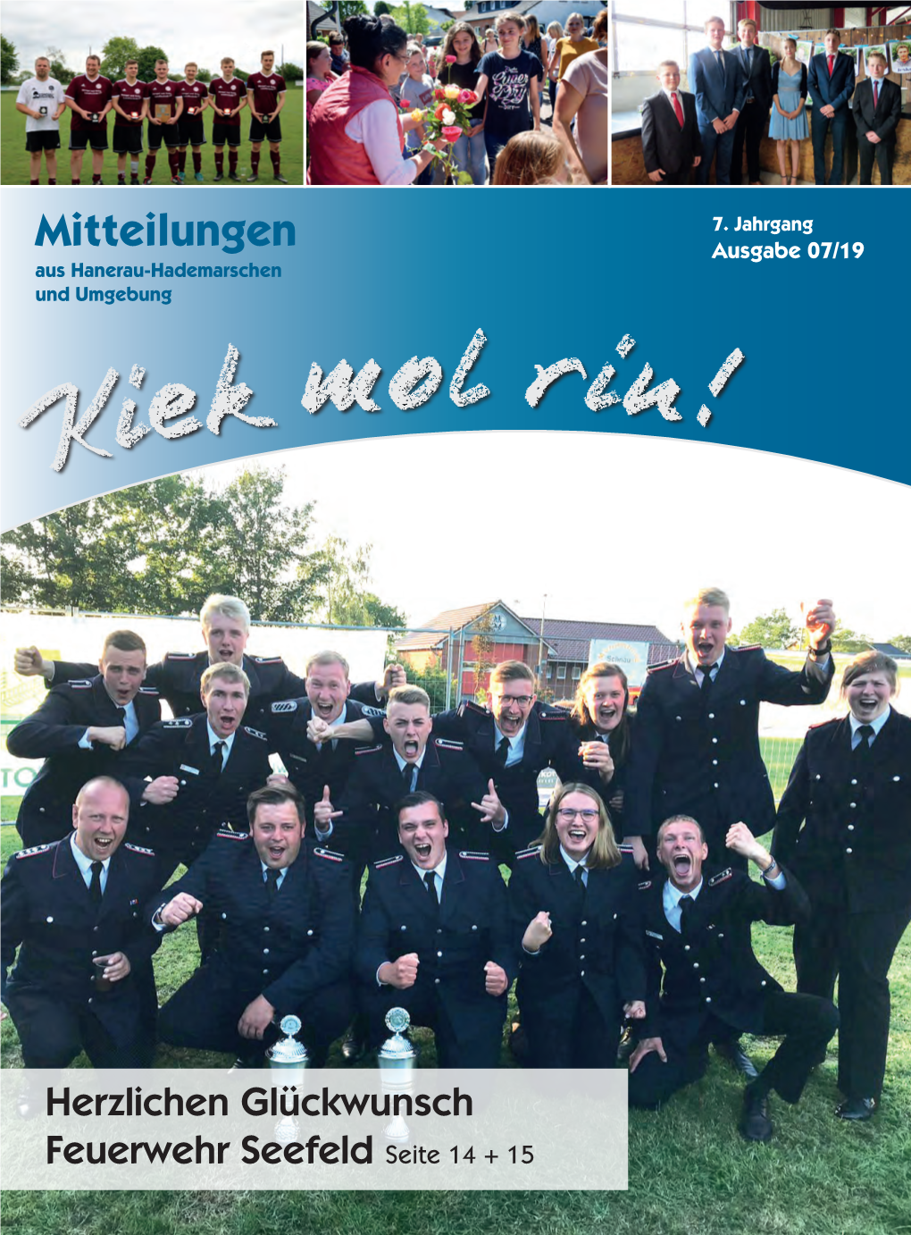 Mitteilungen Ausgabe 07/19 Aus Hanerau-Hademarschen Und Umgebung Mol Rin Kiek !