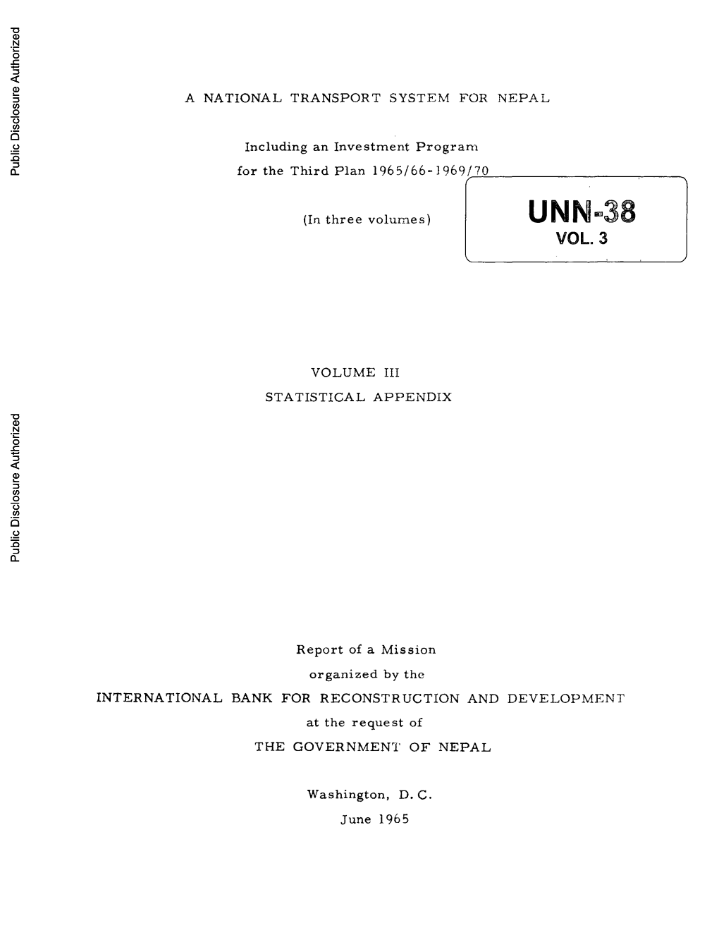 World Bank Document