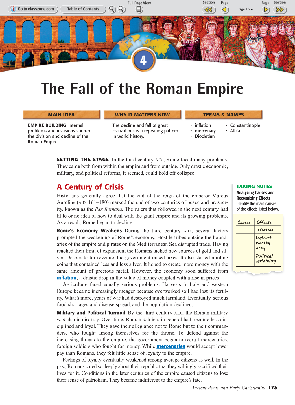 The Fall of the Roman Empire