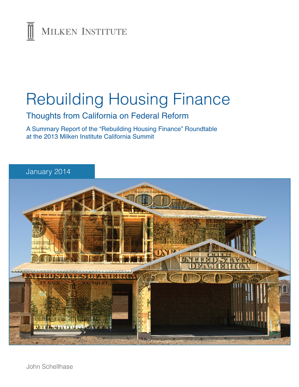 Rebuilding Housing Finance