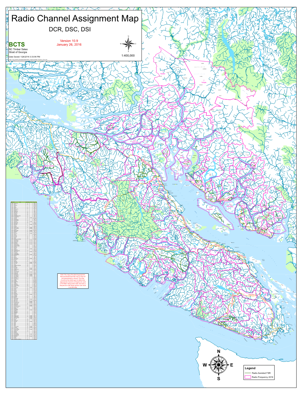 Campbell River Coast Radio Frequency
