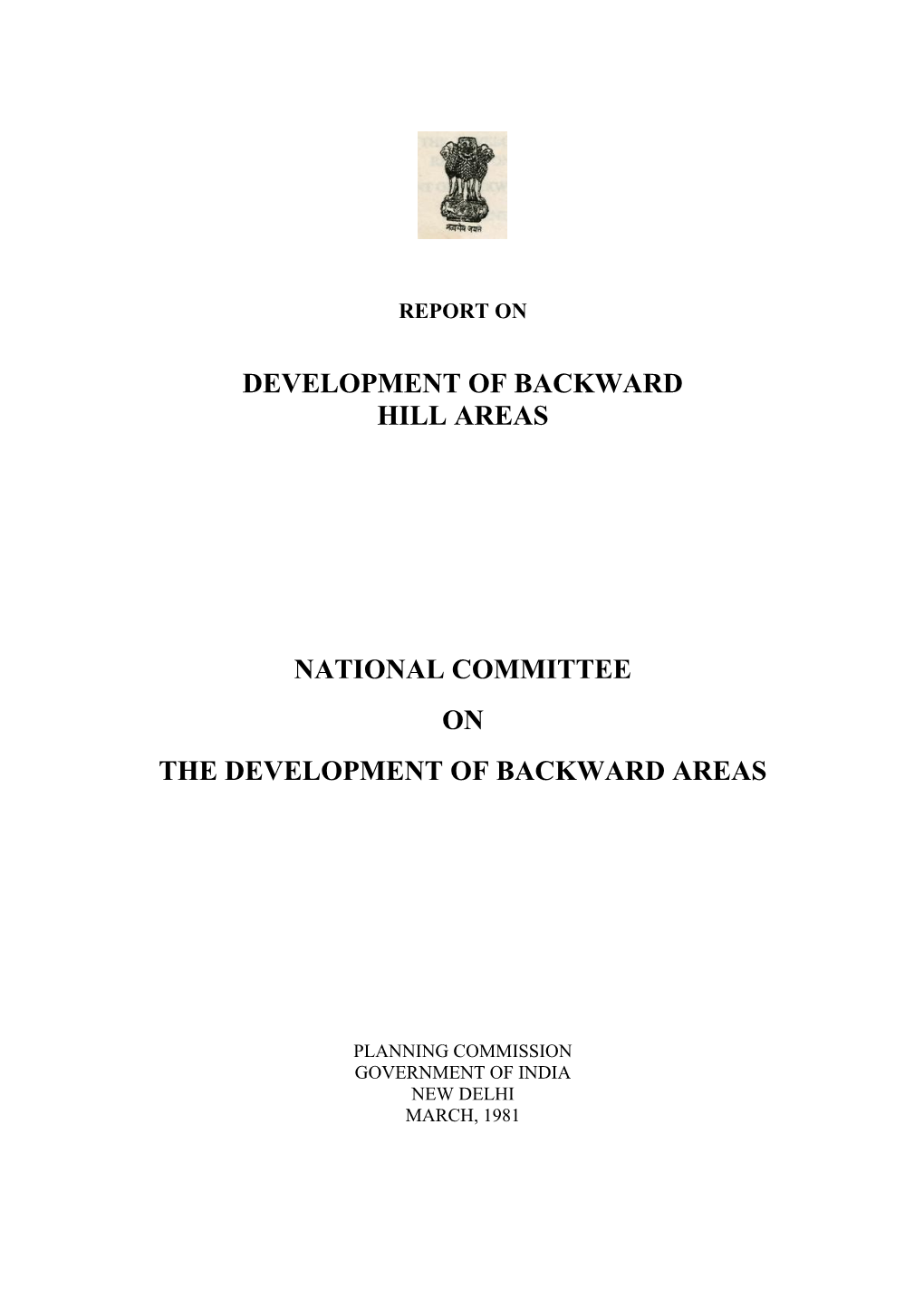 Development of Backward