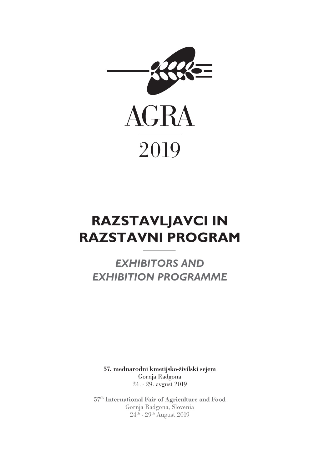 Razstavljavci in Razstavni Program