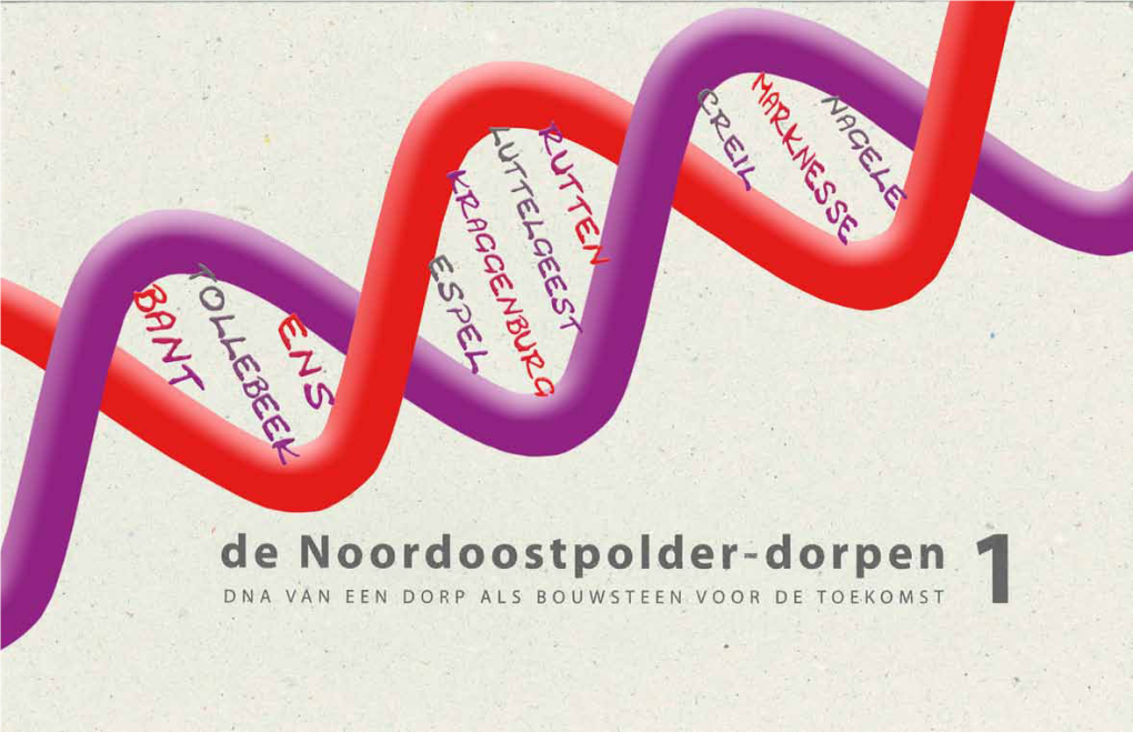 De Noordoostpolder-Dorpen DNA VAN EEN DORP ALS BOUWSTEEN VOOR DE TOEKOMST 1 Voorwoord