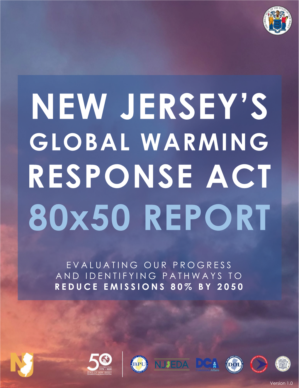 2020 New Jersey Global Warming Response Act 80X50 Report