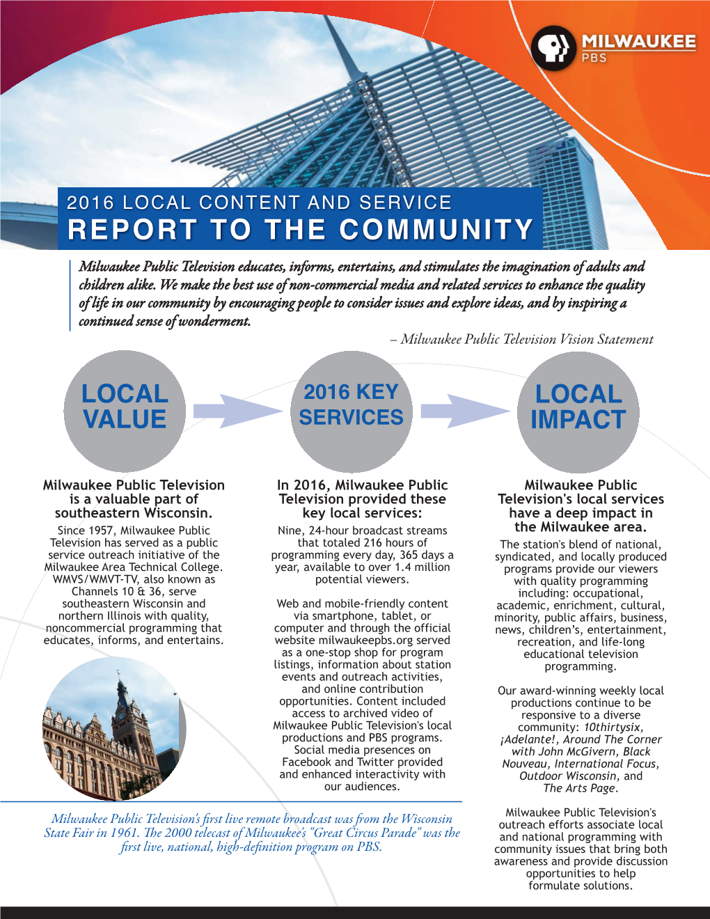 2016 Local Content and Service Report to the Community
