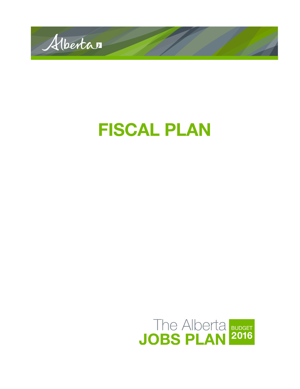 2016-19 Fiscal Plan
