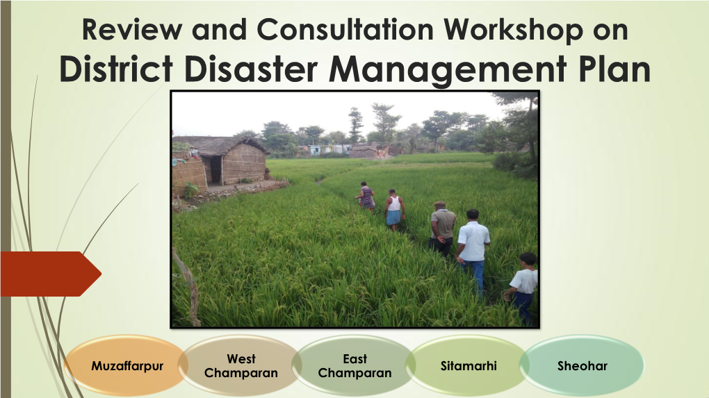 District Disaster Management Plan