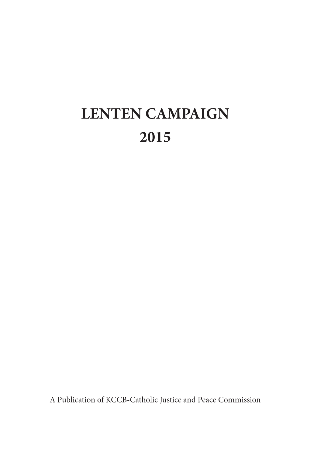 LENTEN CAMPAING FINAL COPY.Indd