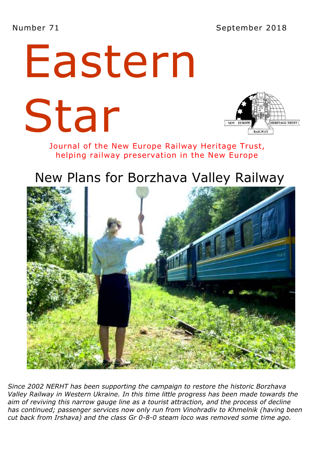 New Plans for Borzhava Valley Railway