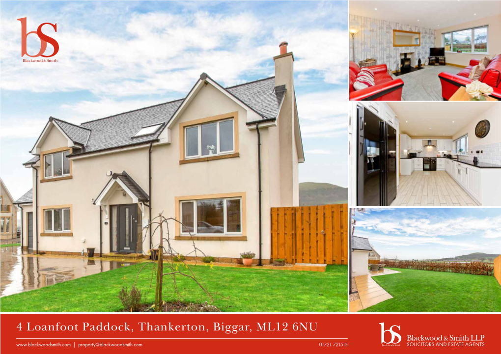 4 Loanfoot Paddock, Thankerton, Biggar, ML12