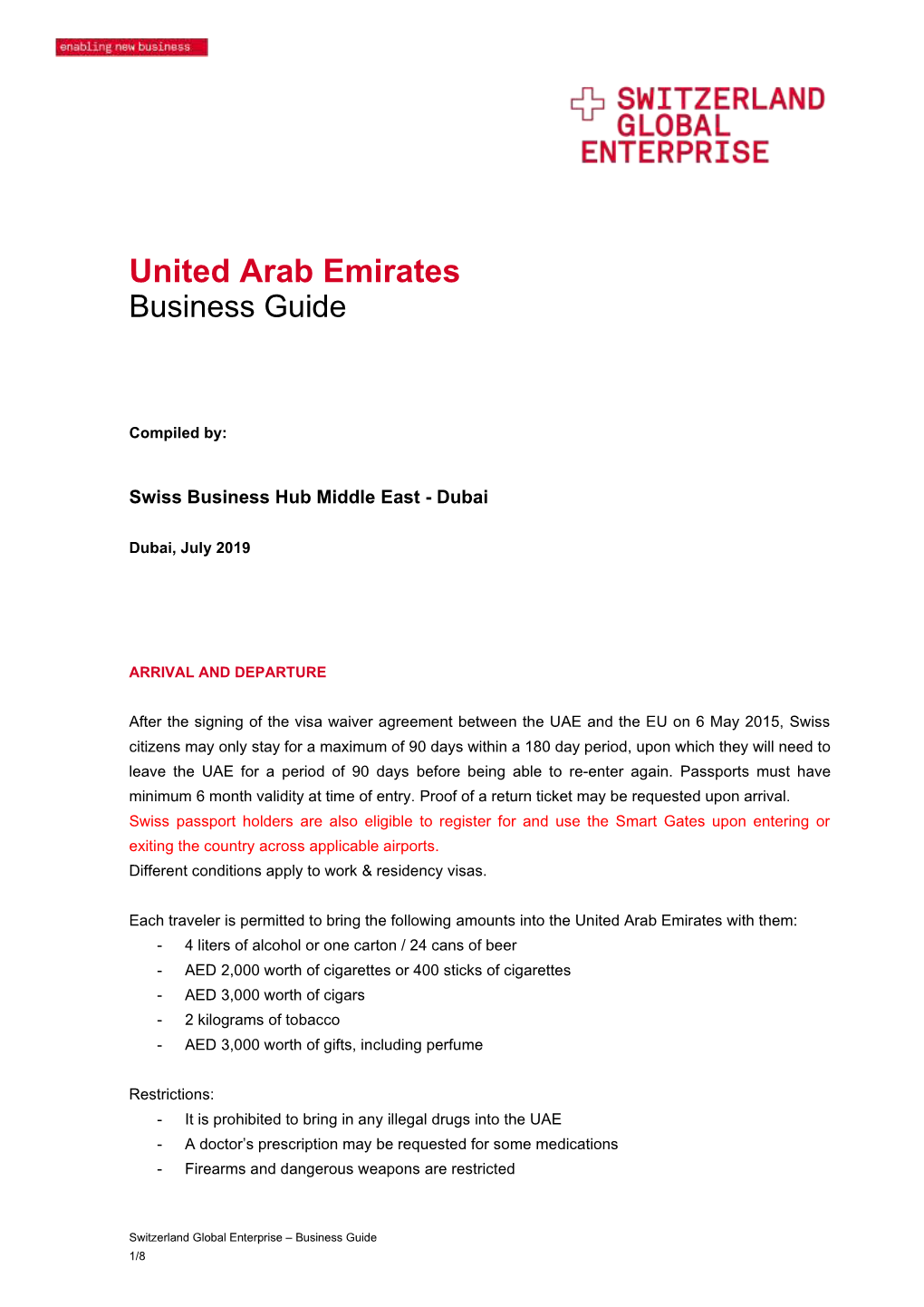 United Arab Emirates Business Guide