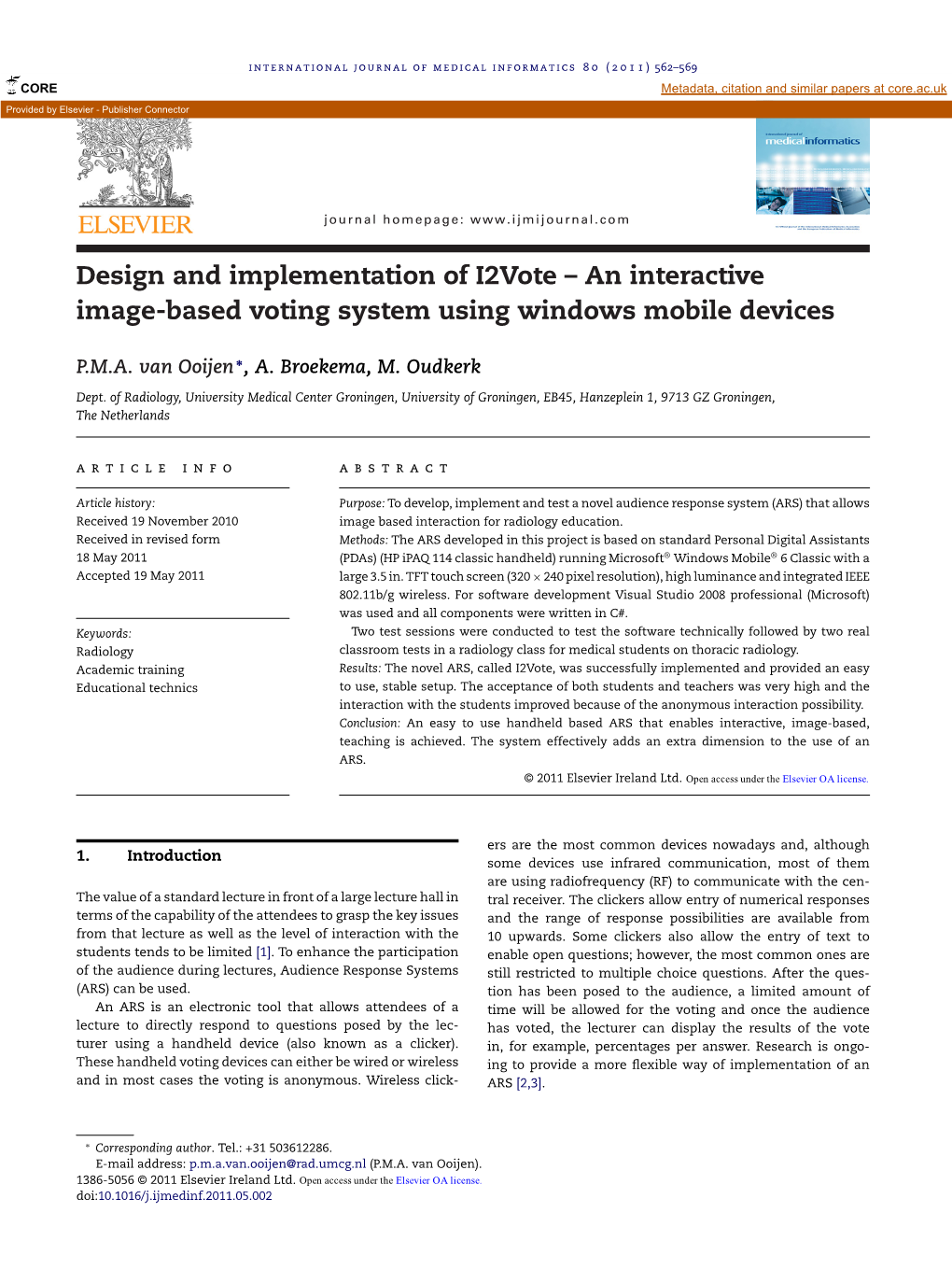 An Interactive Image-Based Voting System Using Windows