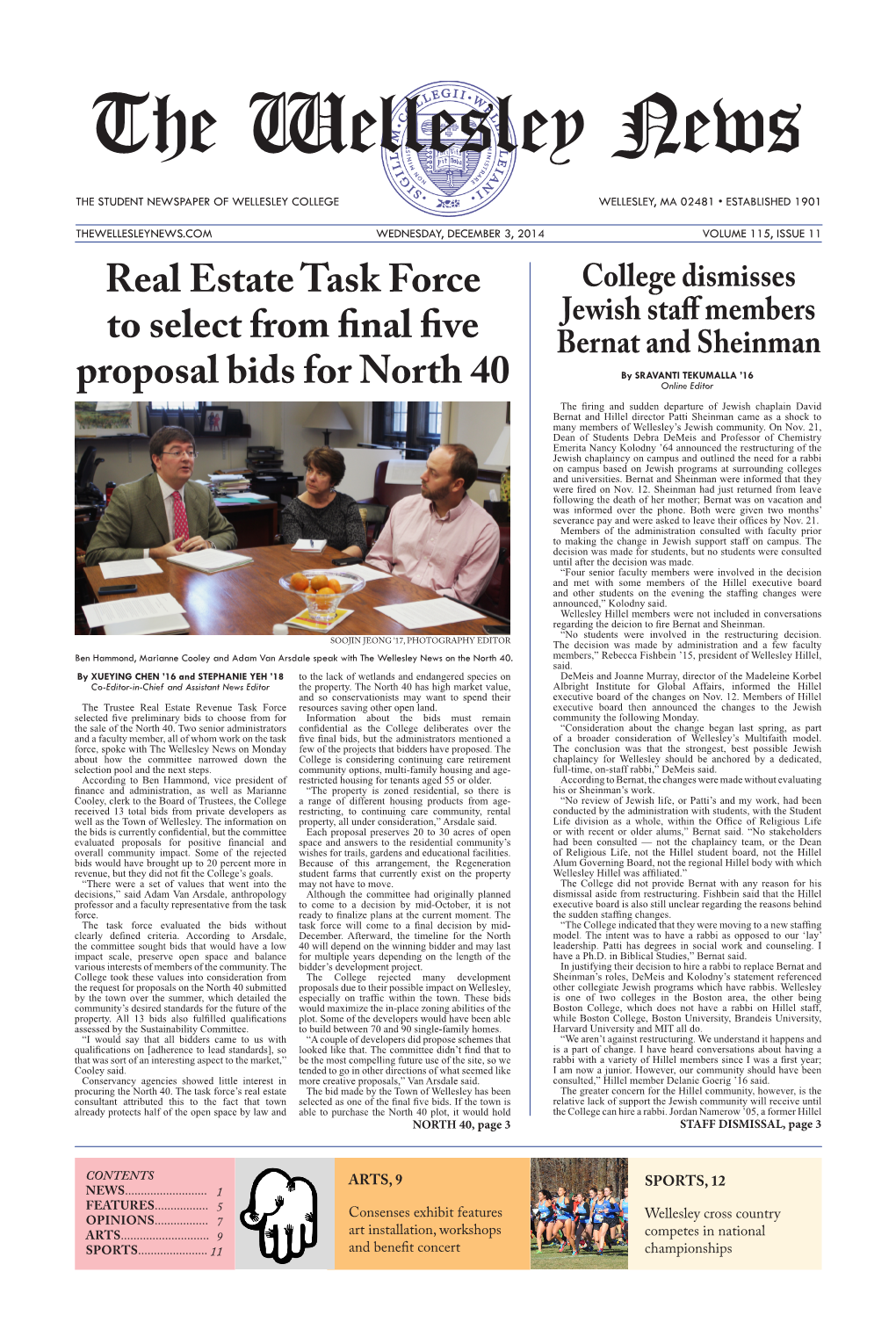 Real Estate Task Force to Select from Final Five Proposal Bids for North 40