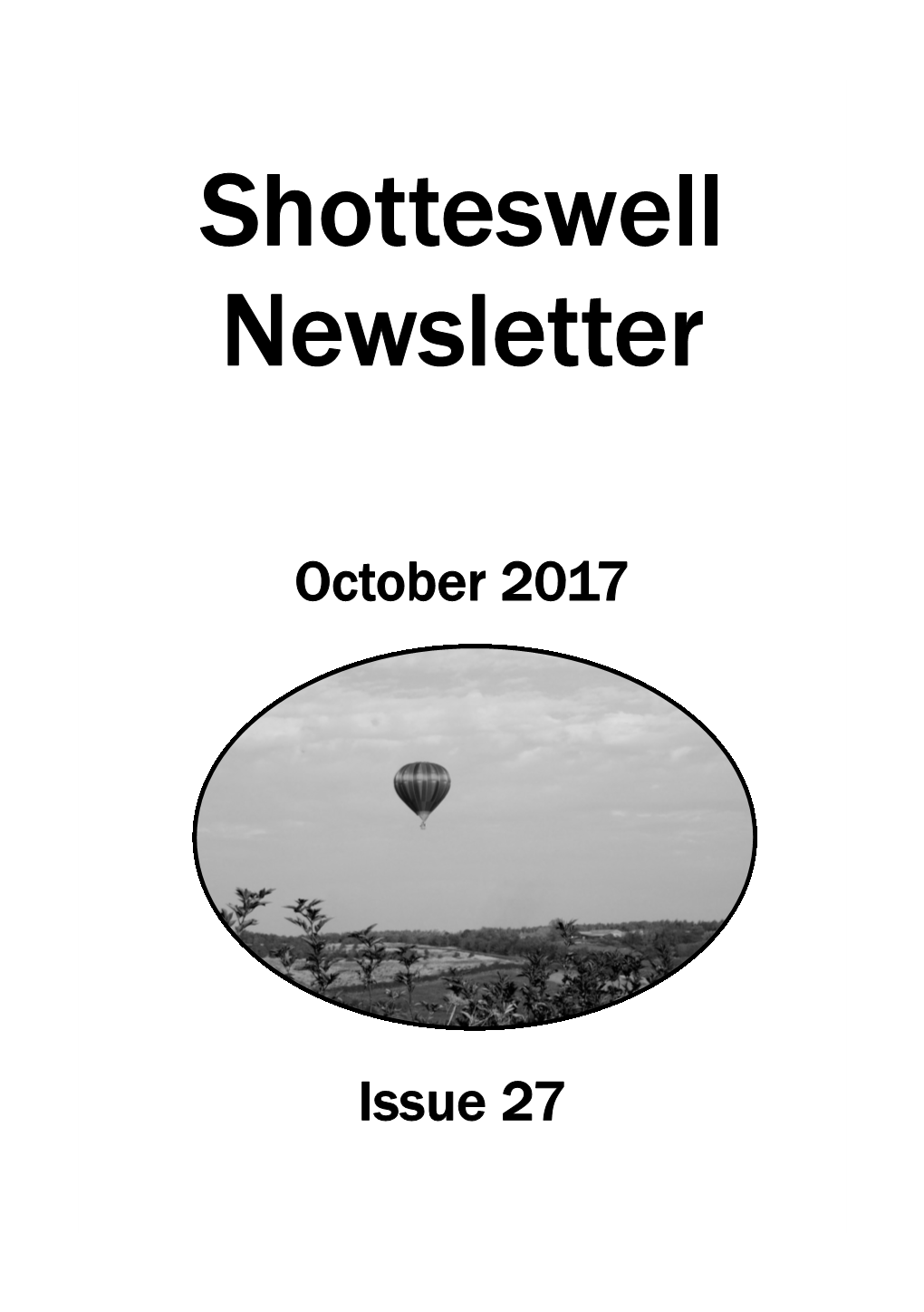 Shotteswell Village Newsletter – October 2017