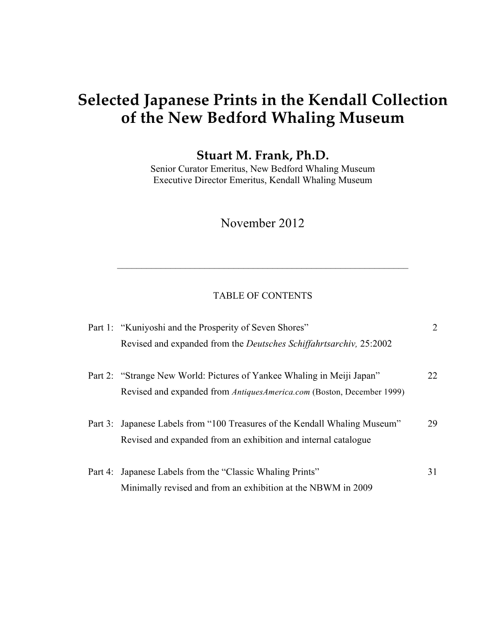 KNB-NB Japanese Prints