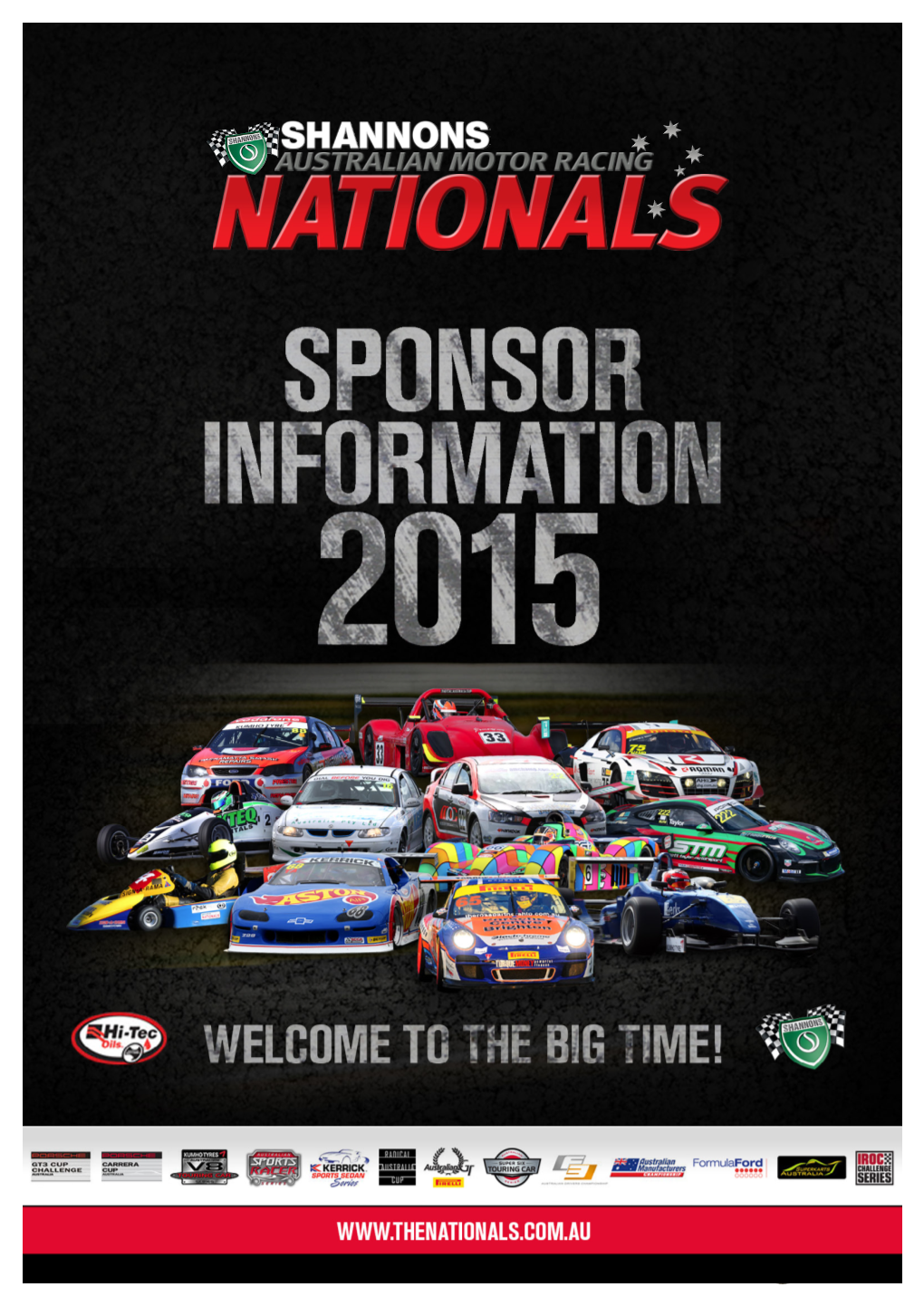 Australian Motor Racing Nationals Sponsorship 2015 – Welcome to the Big Time! Australian Motor Racing Nationals