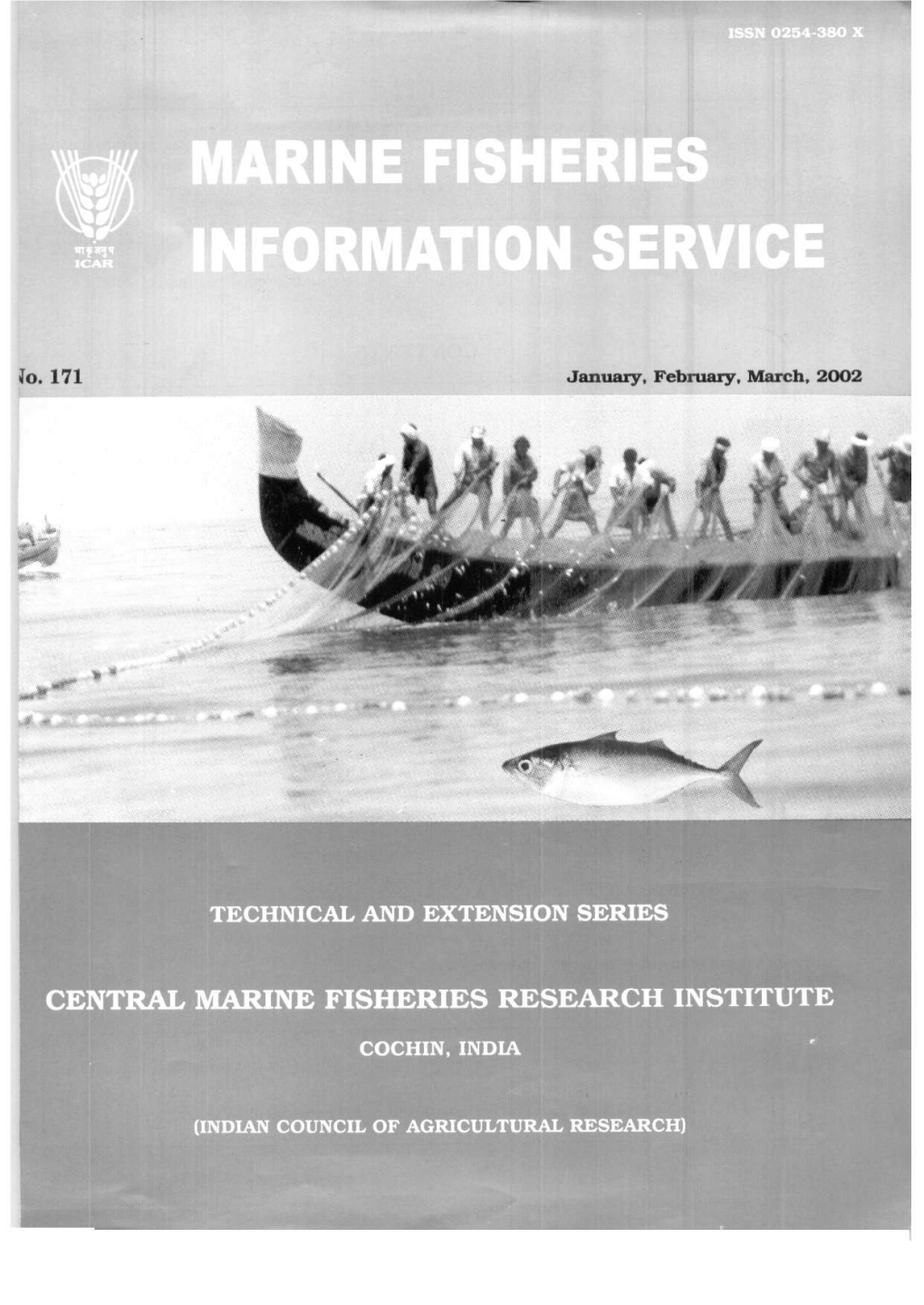 Consultancy Processing Cell Central Marine Fisheries Research Institute, Cochin
