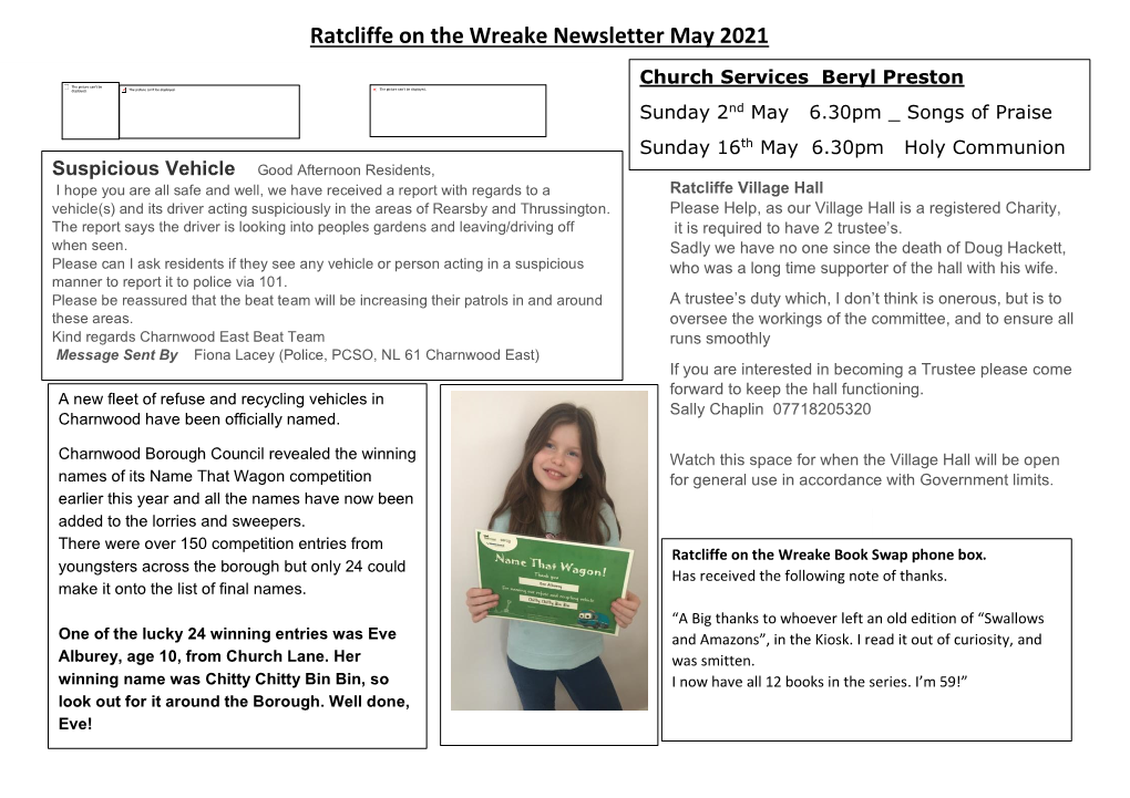 Village Newsletter