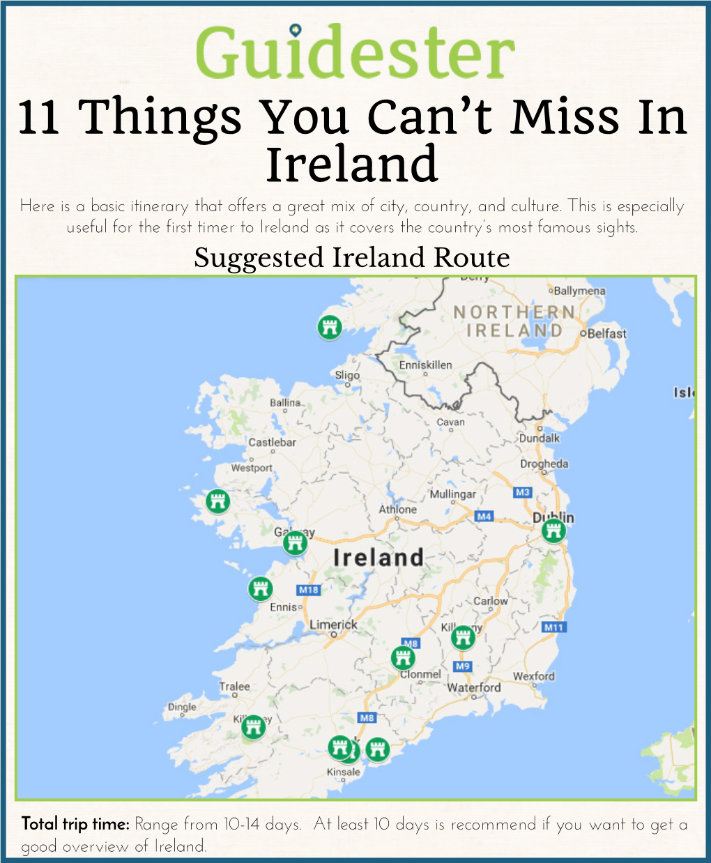 11 Things You Can't Miss in Ireland