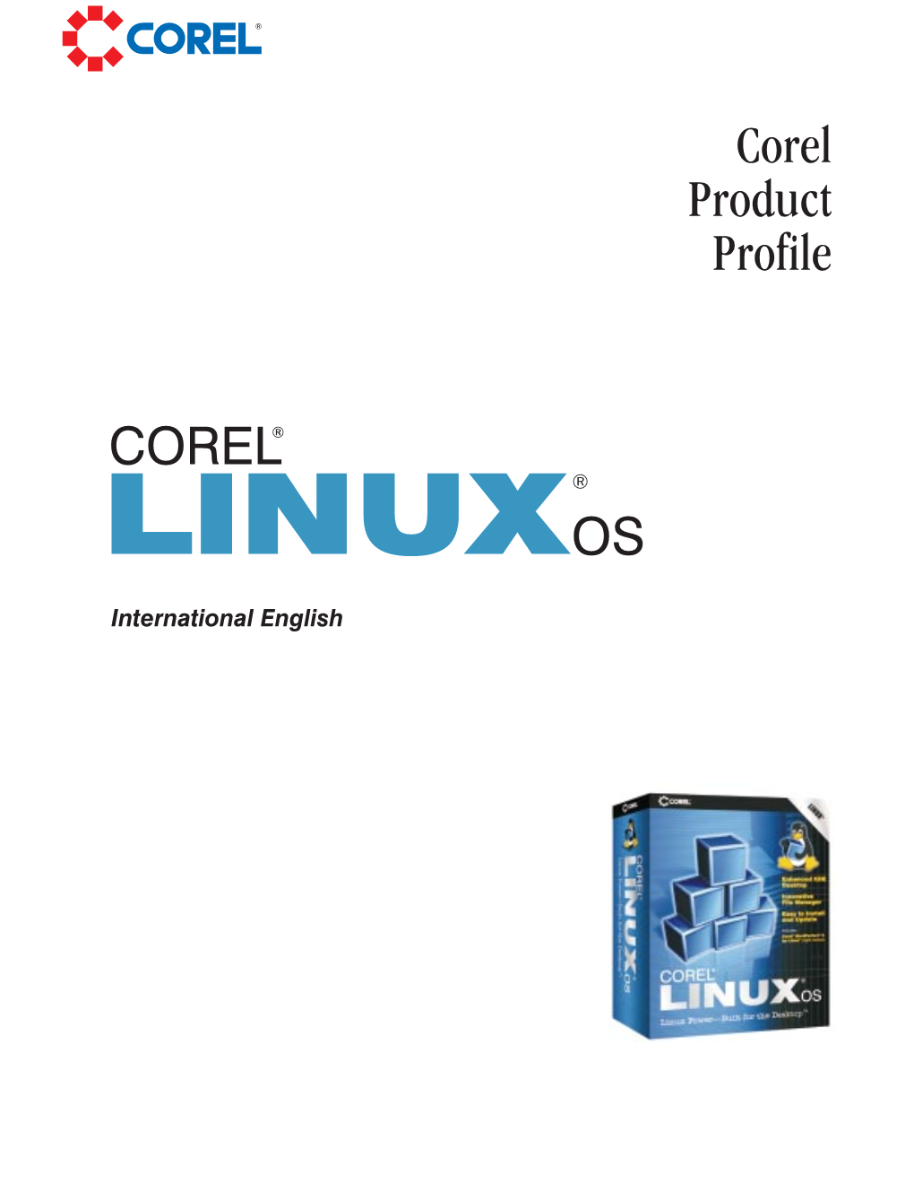 Corel Product Profile