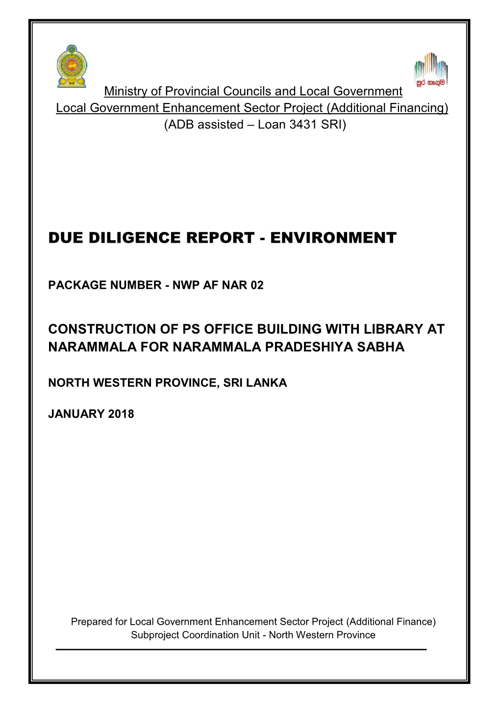 Rapid Environmental Assessment (REA) Checklist (Buildings)