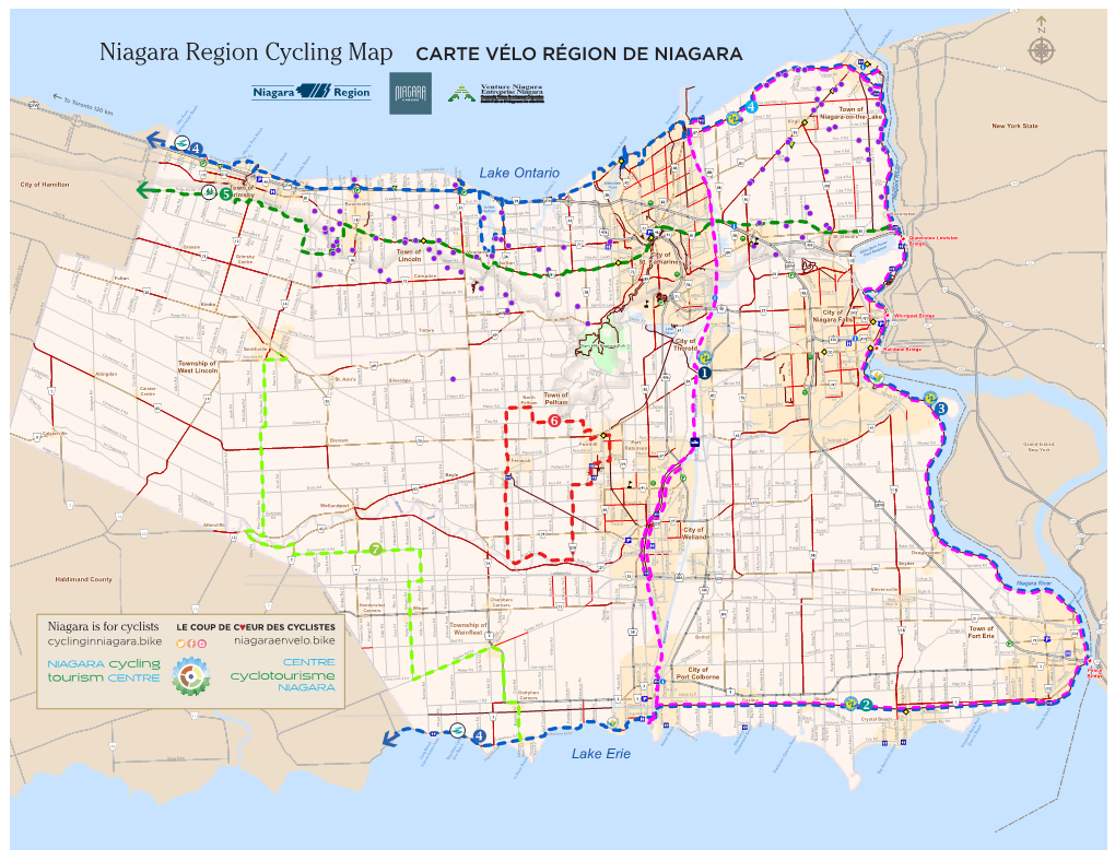 Niagara Region Cycling Map Merritt Rd Rd Nassau St I* St River Mary St 56 Rd Schram Merritt " EF324