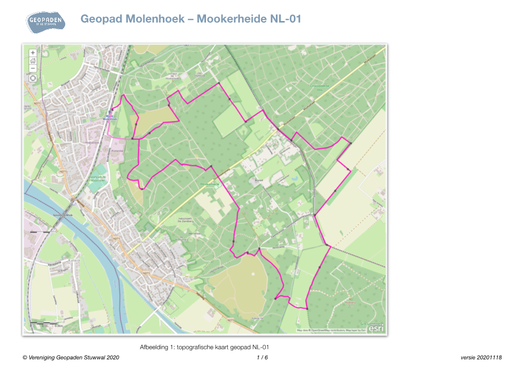 Routebeschrijving Geopad Molenhoek-Mookerheide NL-01