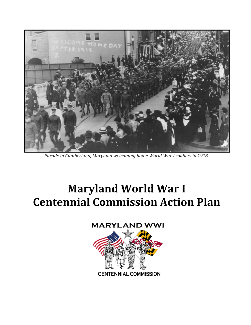 Maryland World War I Centennial Commission Action Plan