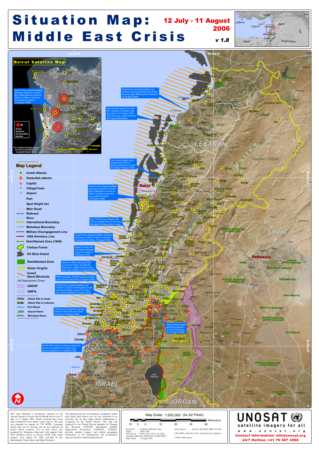 Situation Map: Middle East Crisis