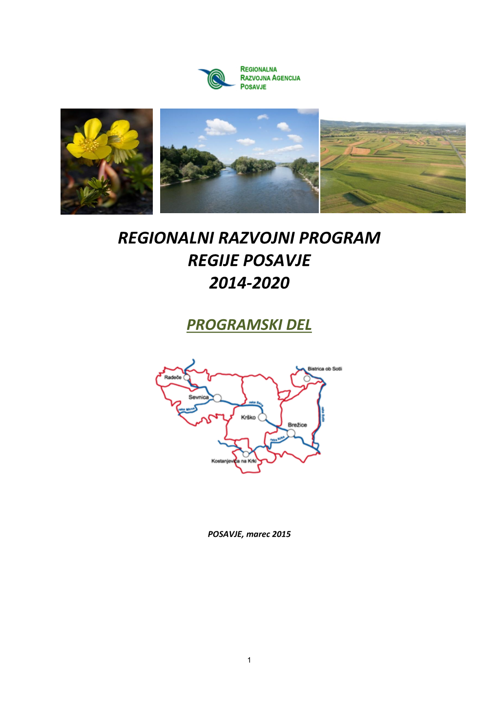 Regionalni Razvojni Program Regije Posavje 2014-2020