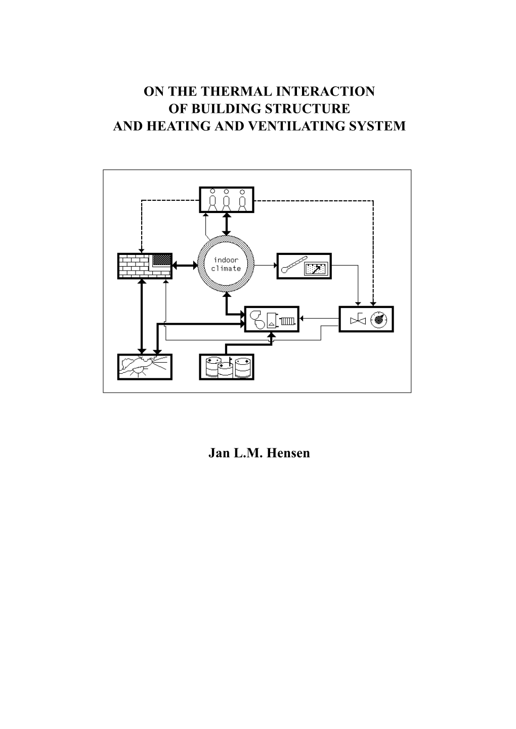 On the Thermal Interaction of Building Structure and Heating and Ventilating System