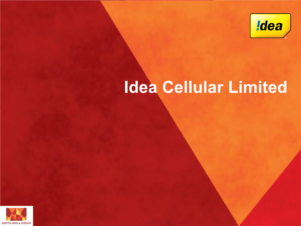 Idea Cellular Limited  Indian Wireless Industry – Current Trends