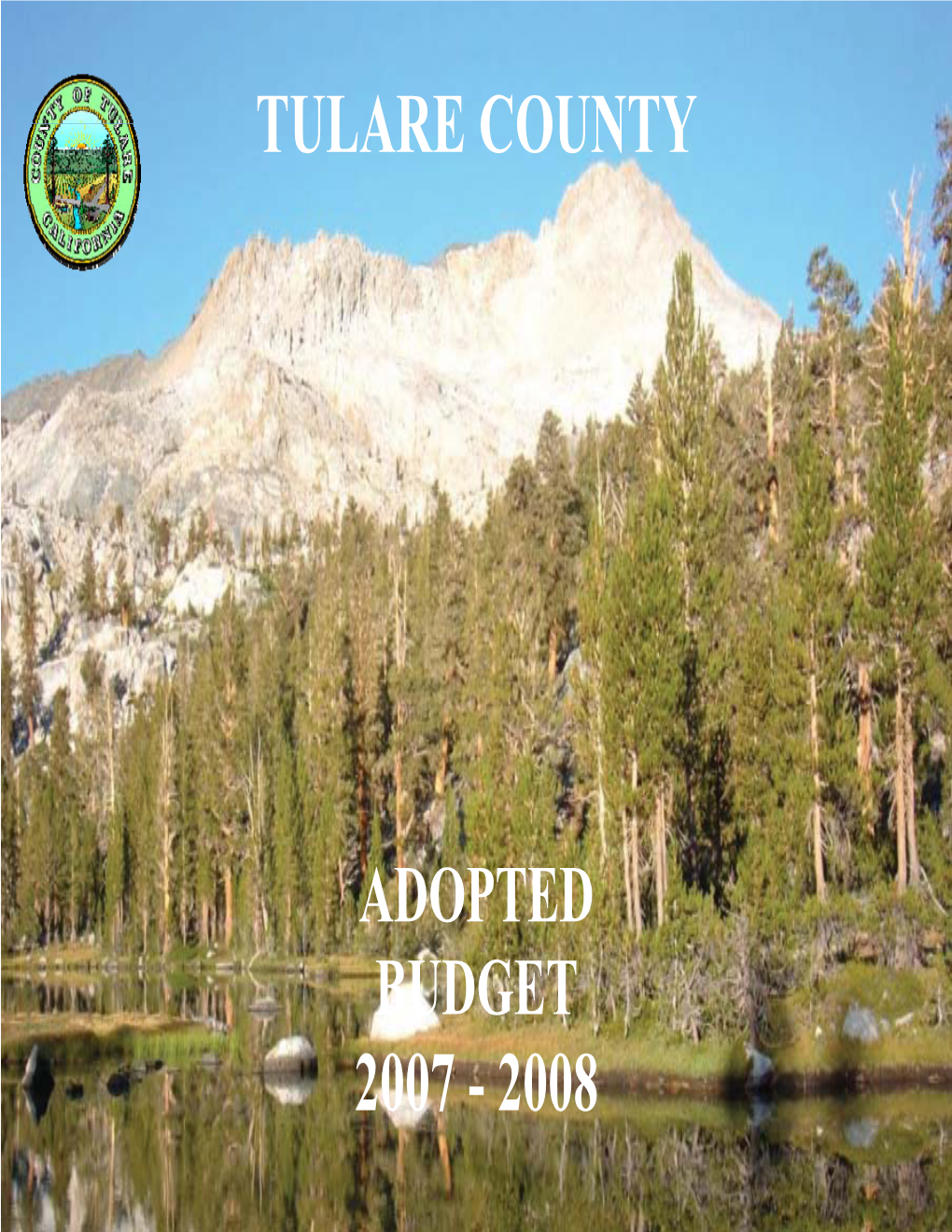 Adopted Budget 2007-2008