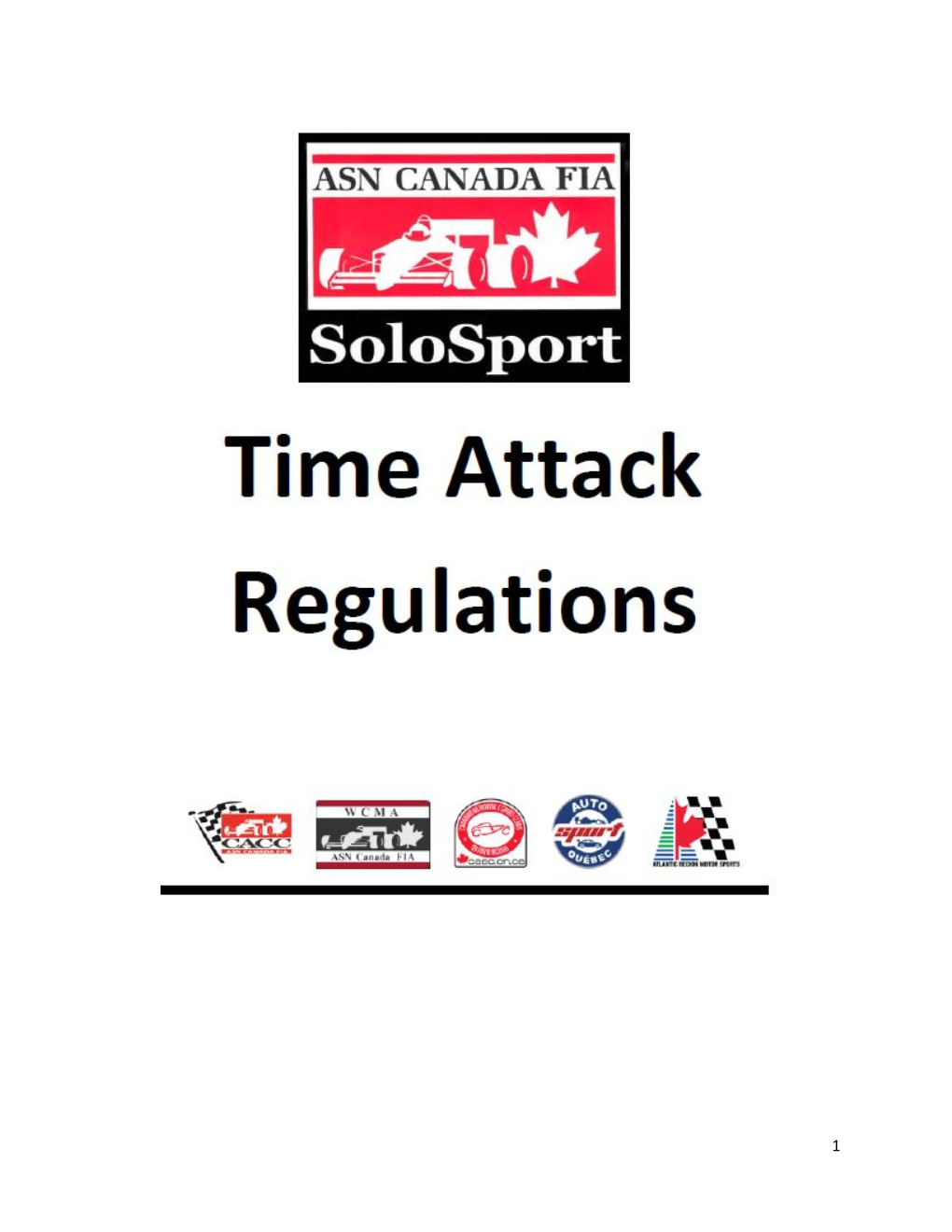 Time Attack Regulations