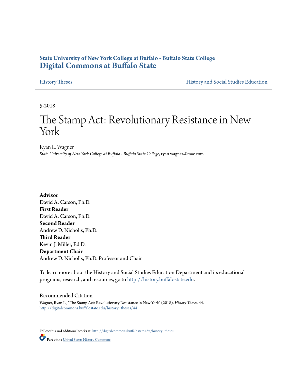 The Stamp Act: Revolutionary Resistance in New York