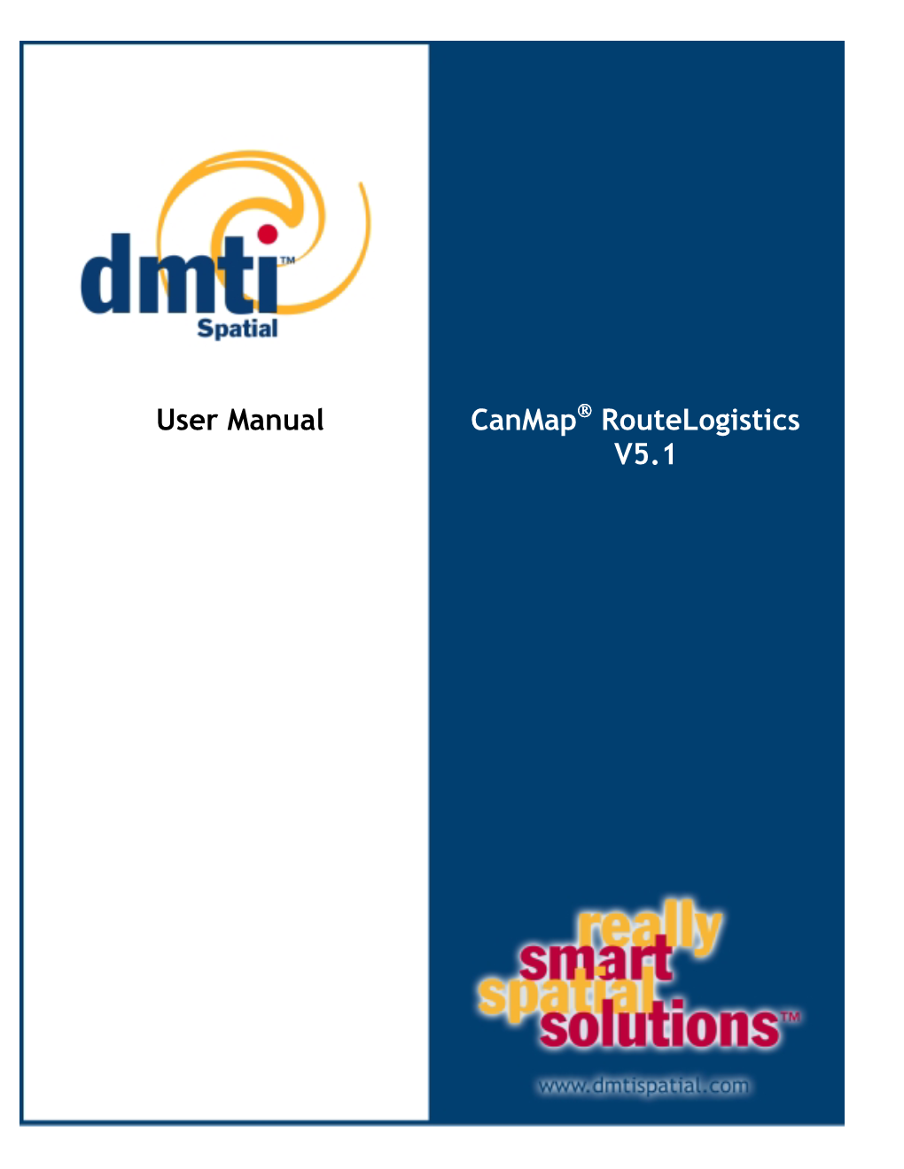 User Manual Canmap Routelogistics V5.1