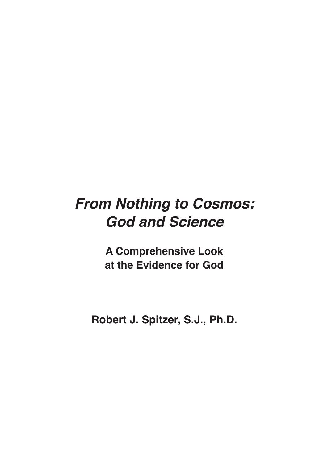 God and Science