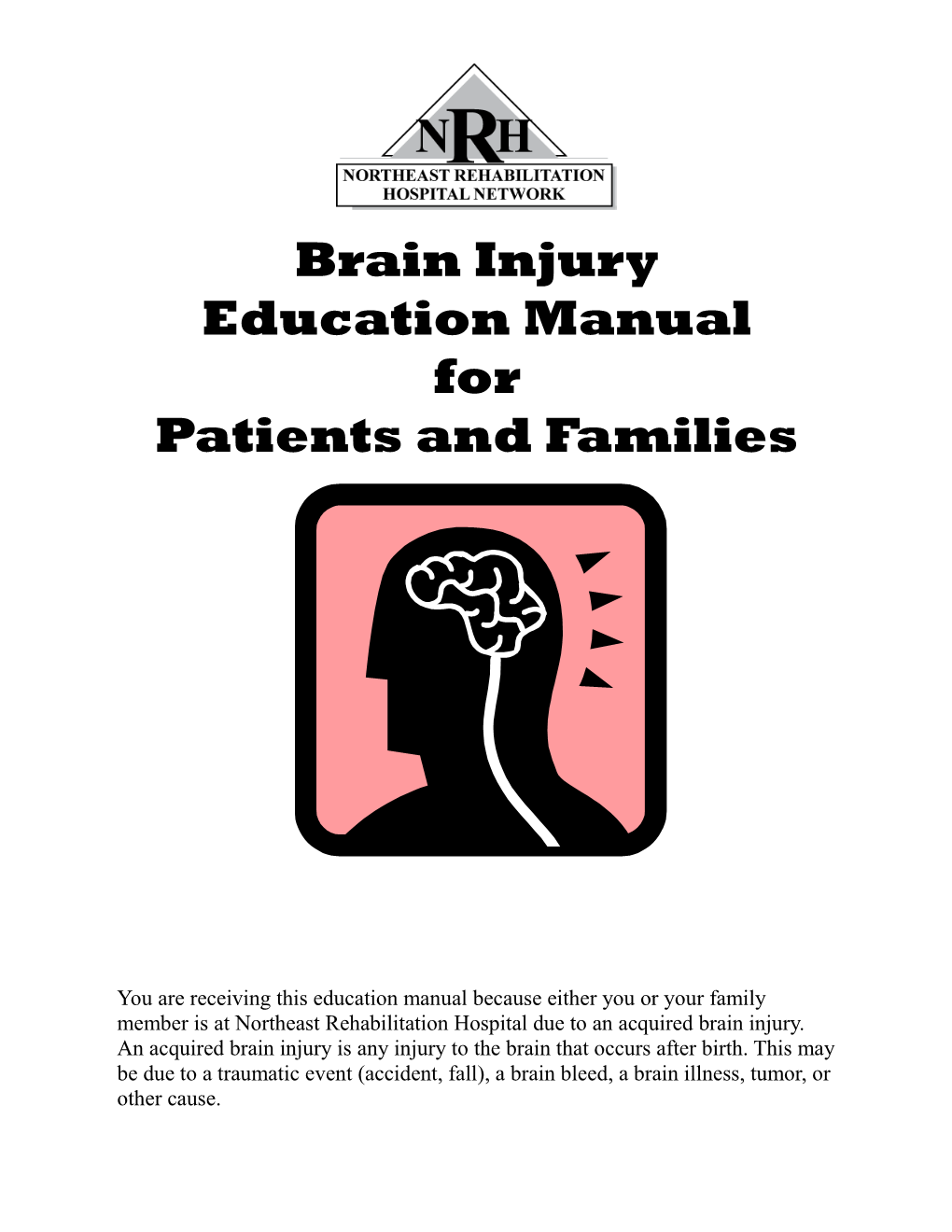 Brain Injury Education Manual for Patients and Families