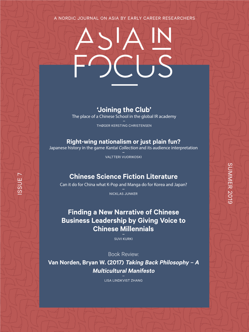 'Joining the Club' Chinese Science Fiction Literature Finding a New Narrative of Chinese Business Leadership by Giving Voice